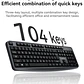 Kit Teclado Y Mouse Veggieg Mk700 Inalambrico Para Oficina - Miniatura 12