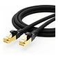 Cable de Red CAT8 RJ45 40Gbps 2000MHz Blindado Ethernet Gamer Profesional - Miniatura 1