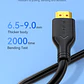 Cable HDMI 2.0 VegGieg 4K 60Hz 18Gbps para TV, Monitor y Consolas - Miniatura 3