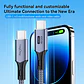 VegGieg Thunderbolt 4 – Cable USB-C 40Gbps con soporte 8K y carga rápida 240W - Miniatura 3