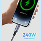 Cable Extensión USB-C VegGieg 40Gbps 240W 8K 1m Thunderbolt 4 - Miniatura 4