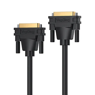Cable Dvi 24 + 1 Macho Macho Veggieg Conector Dorado Refozado certificado 