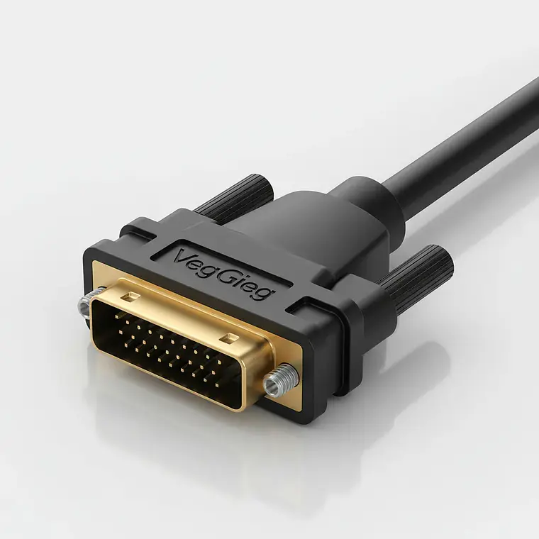 Cable Dvi 24 + 1 Macho Macho Veggieg Conector Dorado Refozado certificado  4