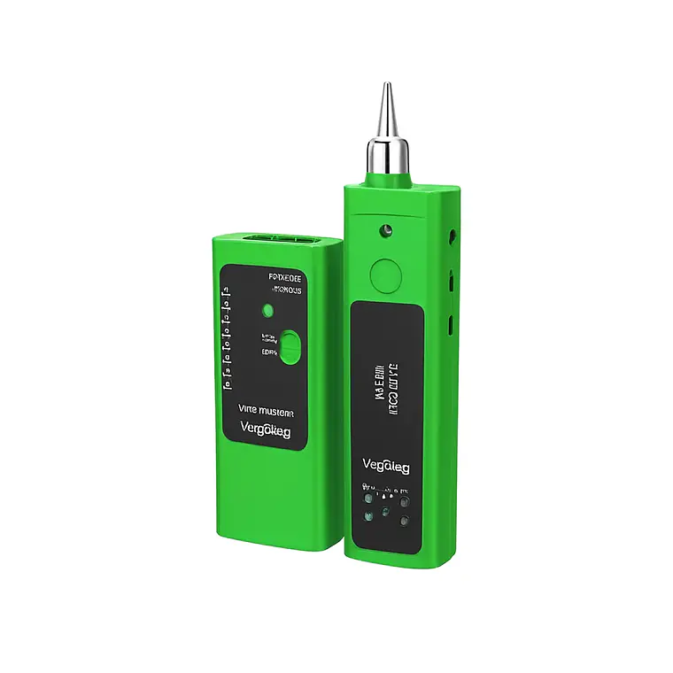 Detector Tester De Cables Rj45/rj11 Con Luz Led Veggieg Localizador de Cables 1