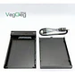 Carcasa De Disco Duro Case Externo Usb 3.0 Sata 3.0 Veggieg Negro - Miniatura 3