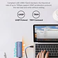 Case Cofre Disco Duro Usb C 3.0 M2 Nvme 10 Gbps Veggieg Gris - Miniatura 3