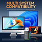 Adaptador 2 En 1 Bluetooth5.4 + Wifi 6+ 1100mbps Veggieg - Miniatura 3