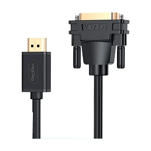 Cable Hdmi Macho A Dvi Bidireccional Negro 3mts Veggieg