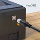 Cable Impresora Premium Usb 2.0 A Usb Tipo B 1.5 / 3 / 5mts Veggieg Negro - Miniatura 5