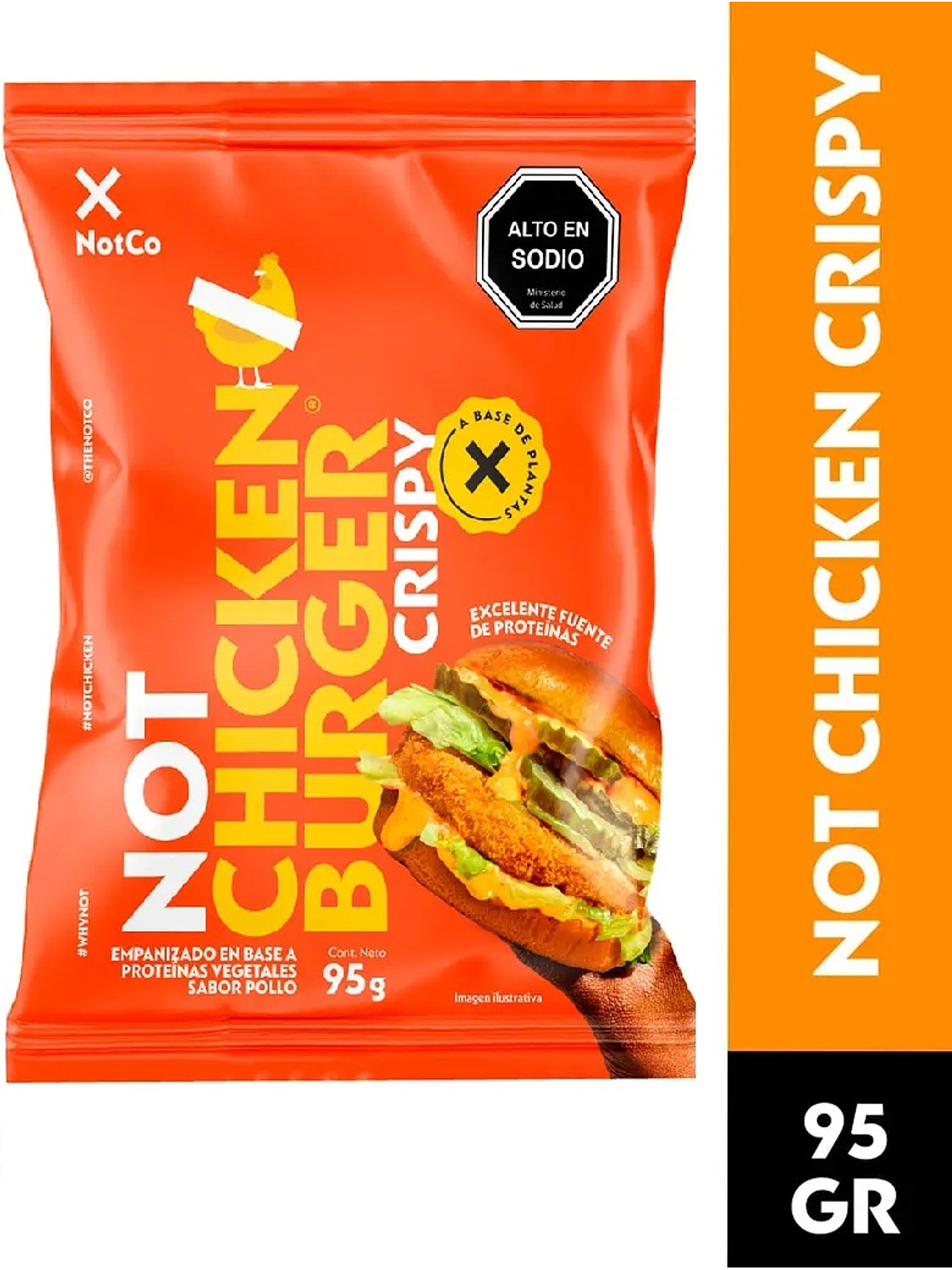 NOT CHICKEN BURGER CRISPY 95G 1