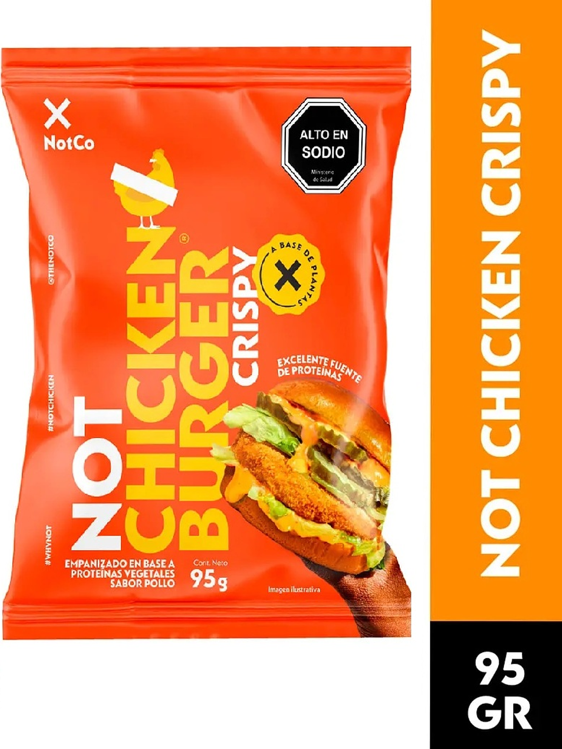 NOT CHICKEN BURGER CRISPY 95G 1