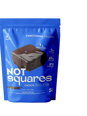 NOT SQUARES CHOCO TENTACION 5UN (150G)