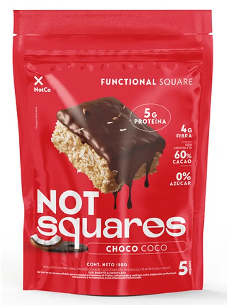 NOT SQUARE CHOCO COCO 5 X 30G 1