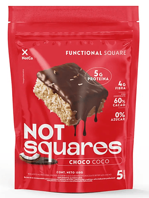 NOT SQUARE CHOCO COCO 5 X 30G