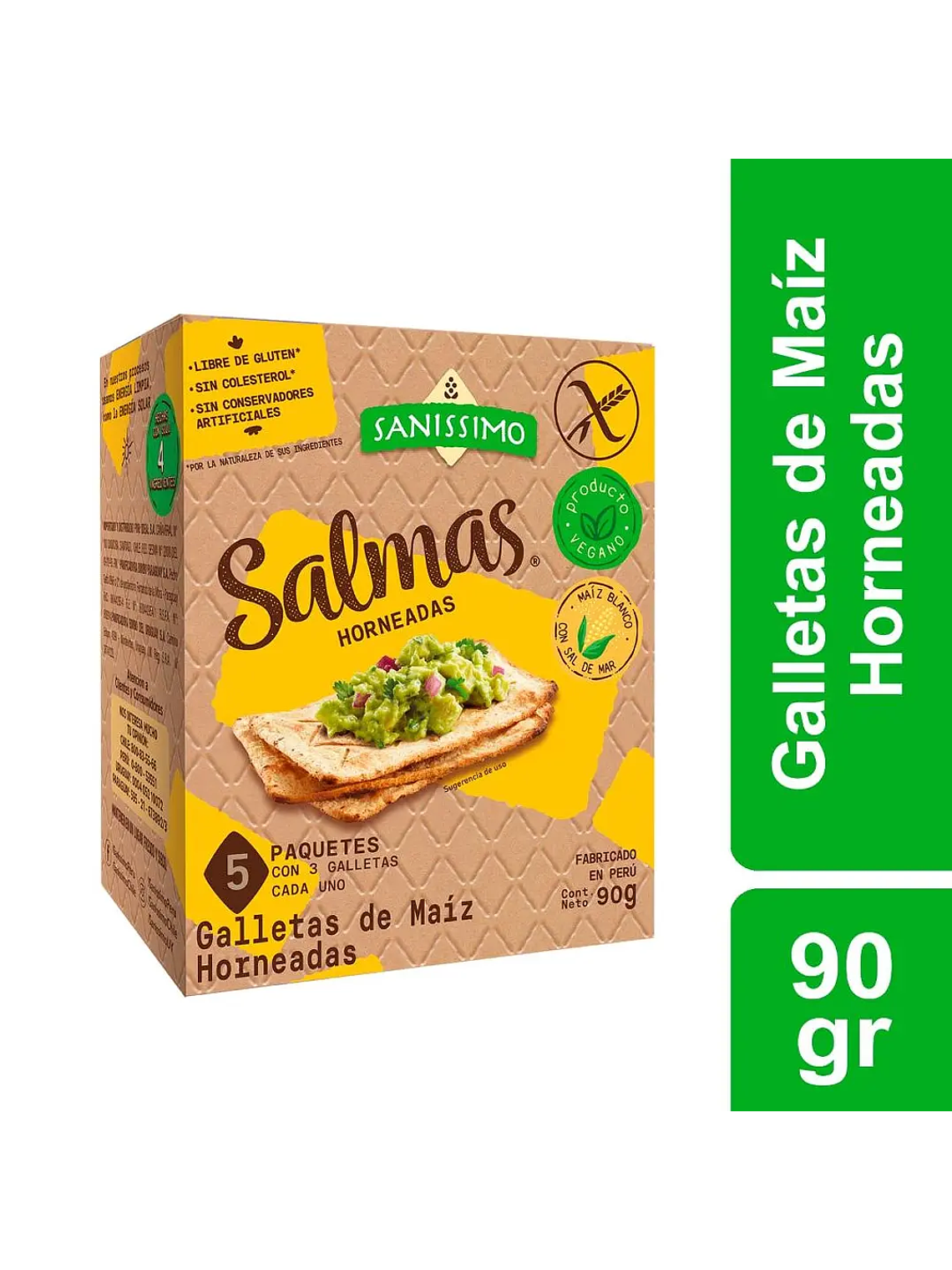 GALLETAS DE MAÍZ HORNEADAS 90G - SALMAS 1