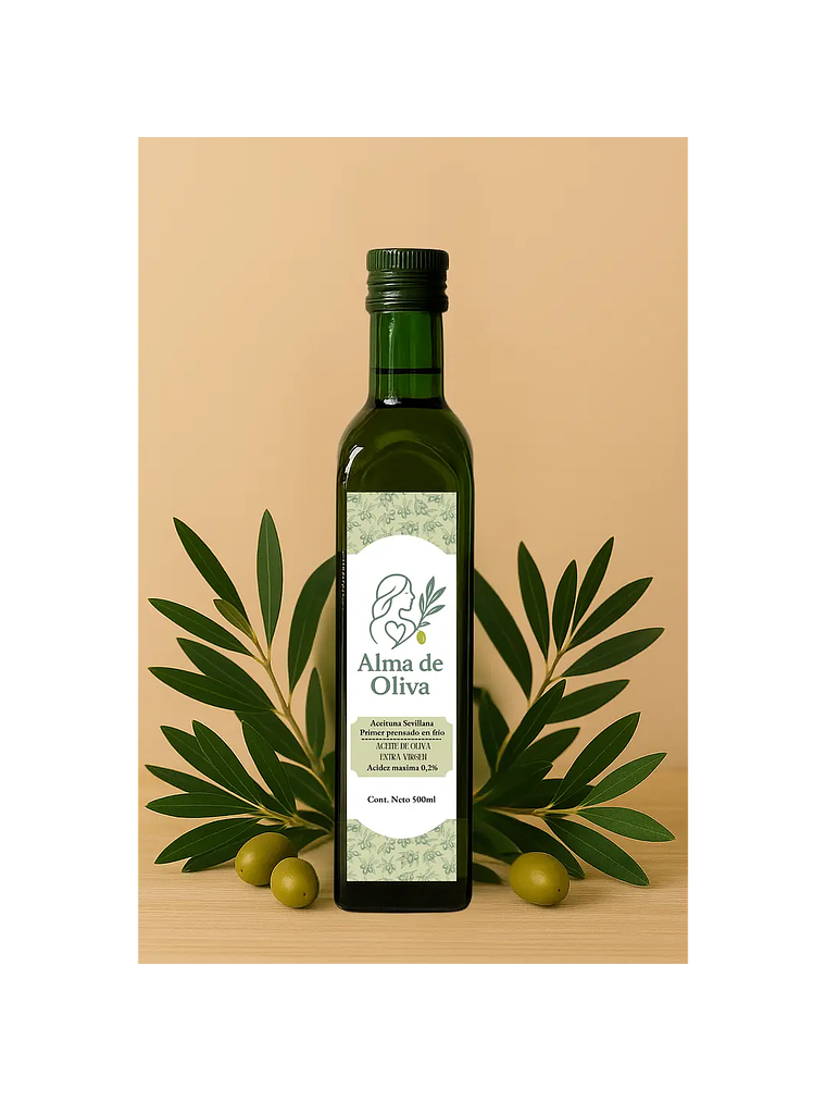 ACEITE DE OLIVA EXTRA VIRGEN 500ML - ALMA DE OLIVA 1