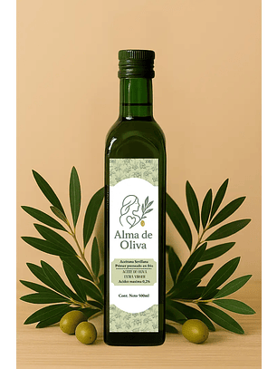 ACEITE DE OLIVA EXTRA VIRGEN 500ML - ALMA DE OLIVA