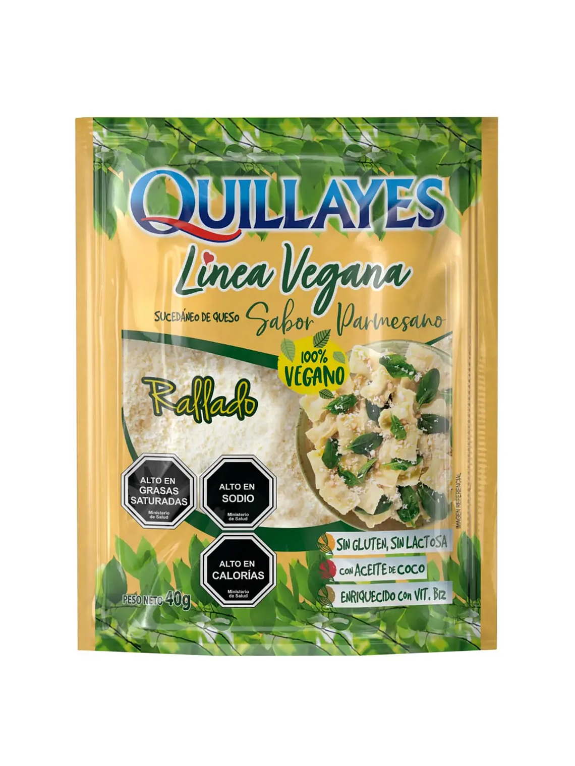 QUESO RALLADO VEGANO 40G - QUILLAYES 1