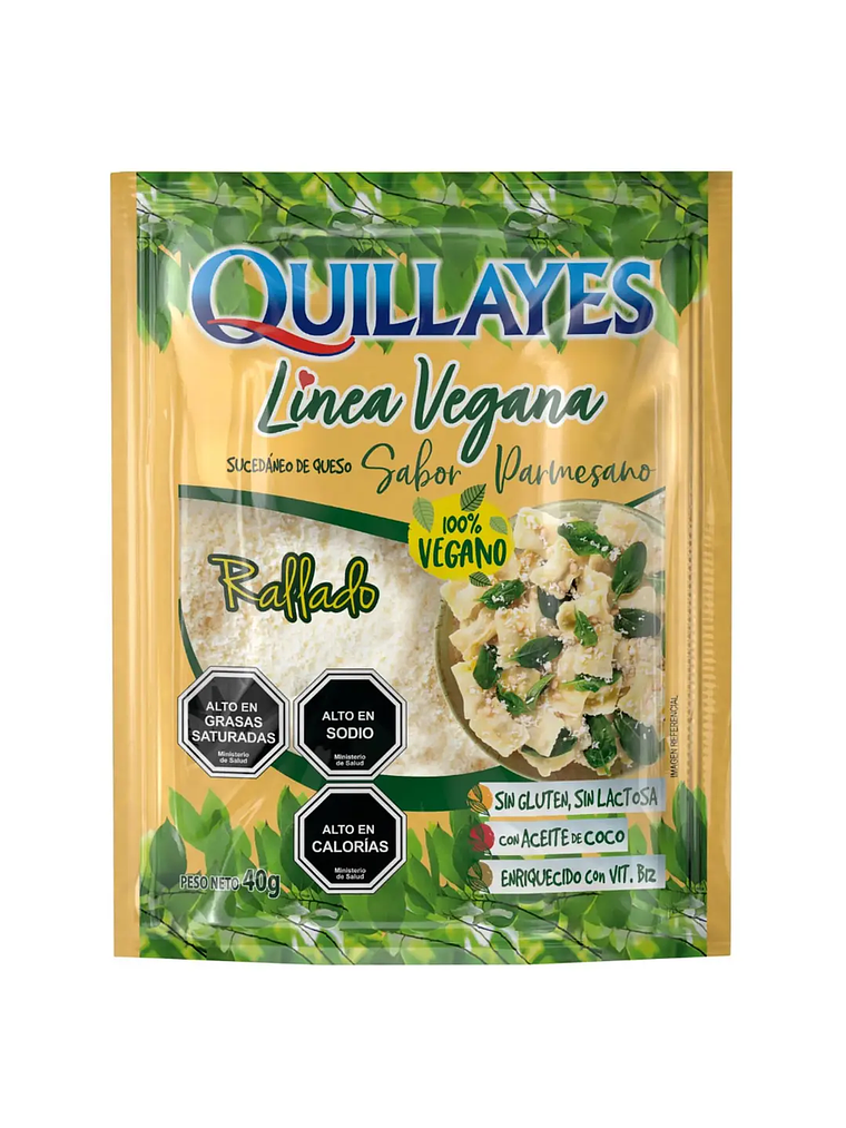 QUESO RALLADO VEGANO 40G - QUILLAYES 1