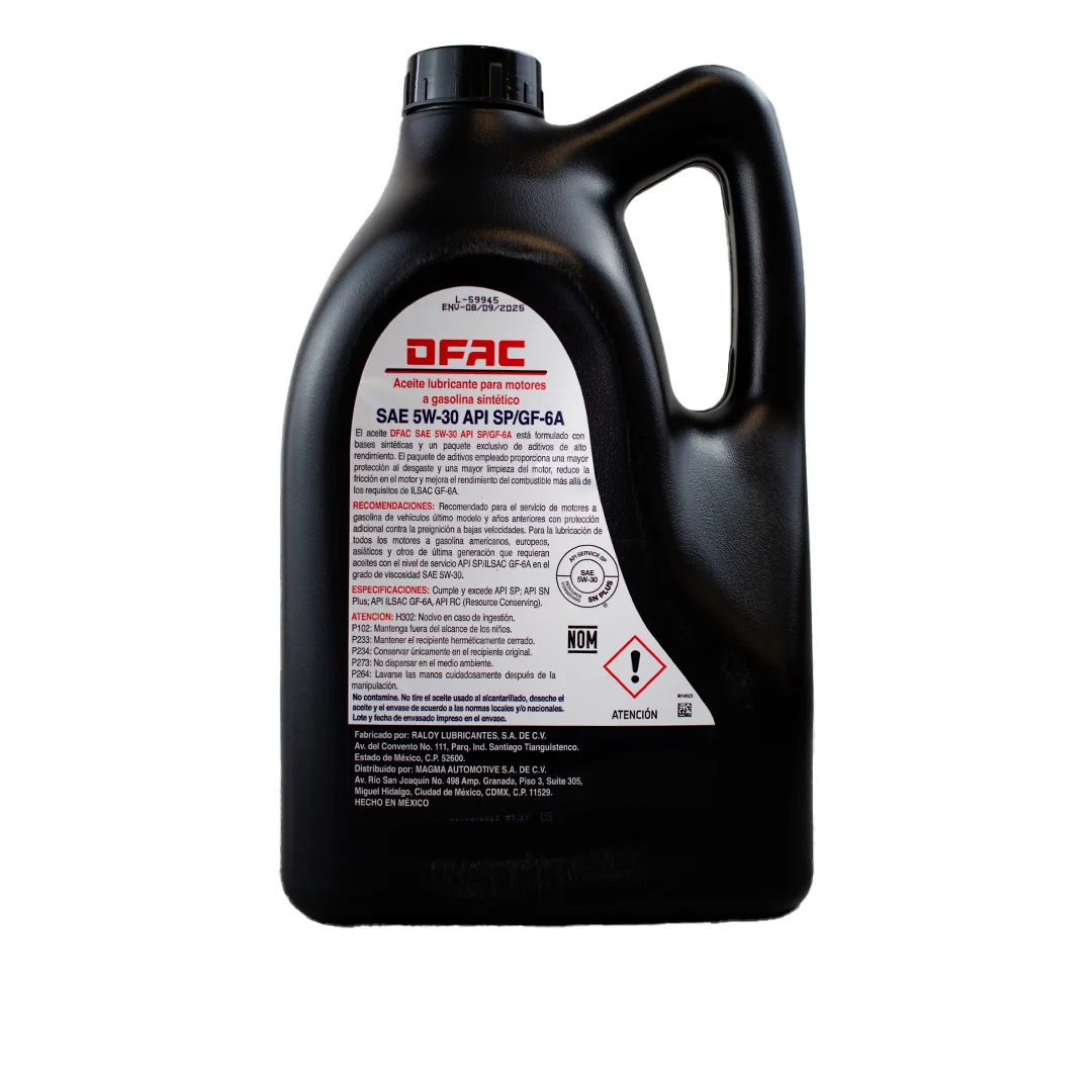ACEITE GASOLINA SINTETICO SAE 5W30 API CJ