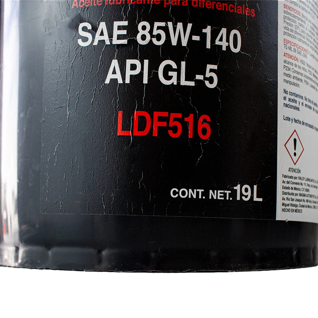 ACEITE DIFERENCIAL SAE 85W140 API GL-5 C/19