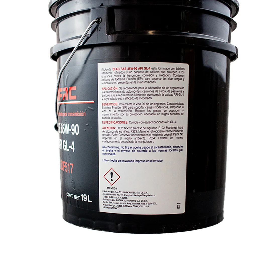 ACEITE TRANSMISION SAE 85W90 GL-4 C/19