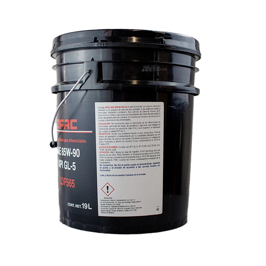 ACEITE DIFERENCIAL SAE 85W90 API GL-5 C/19 L