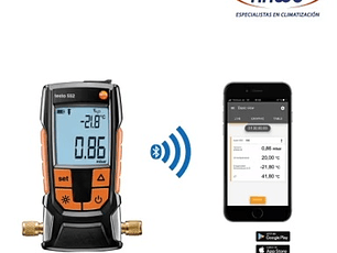 VACUOMETRO DIGITAL BLUETOOTH TESTO 552
