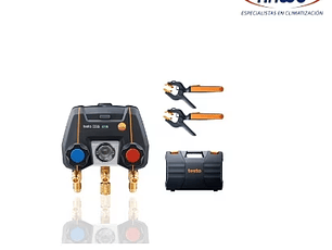 MANIFOLD SMART CON CONTROL APP Y SENSORES INALAMBRICOS DE TEMPERATURA TESTO 550i
