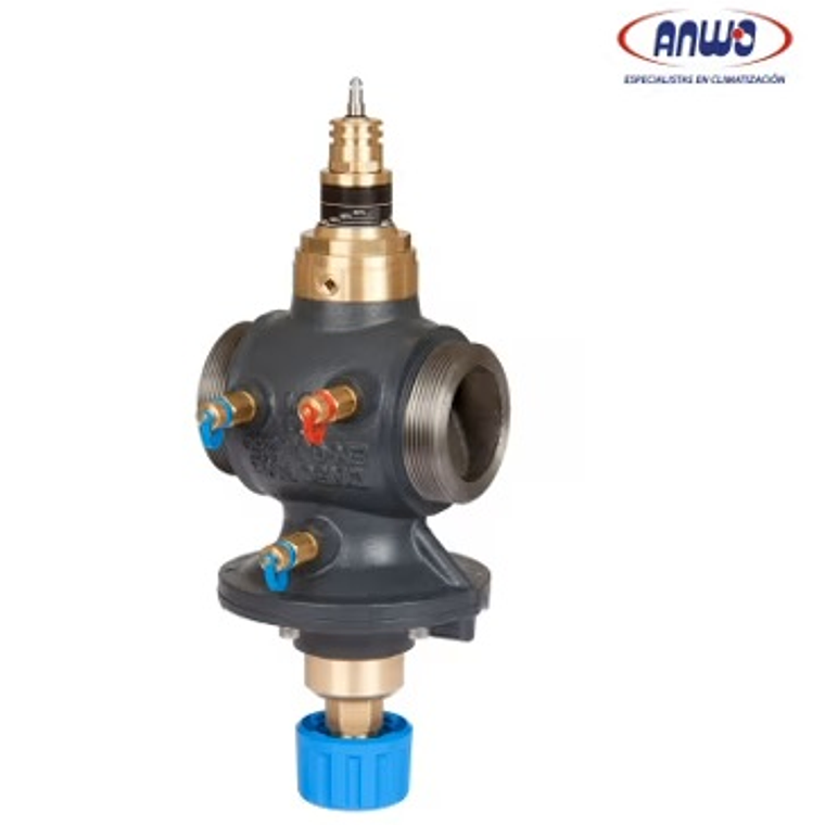 VALVULA DE EQUILIBRIO HIDRAULICO AB-QM CON TOMAS DE PRESION, DN50, 5000-12500 L/H, G 2½ 1