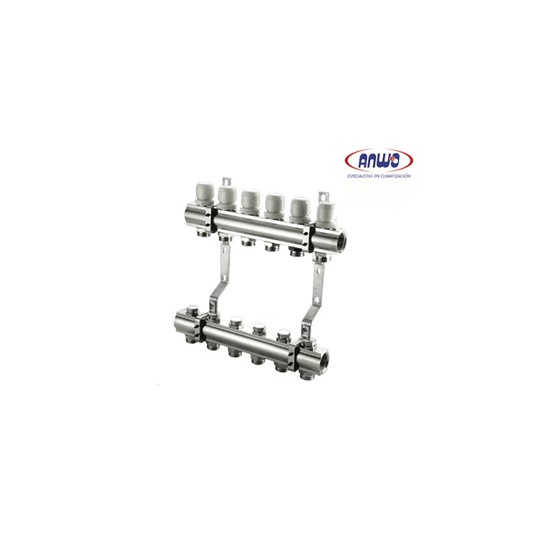 KIT COLECTOR CROMADO 1 HI-HI 4 VIAS EUROKONO 20 1