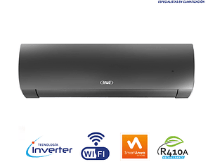 AIRE ACONDICIONADO SPLIT MURO 12.000 BTUH INVERTER R410A NEW COOL DESIGN 