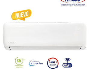 AIRE ACONDICIONADO SPLIT MURO ECOFLOW 18.000 BTUH INVERTER R32