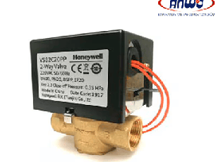 VÁLVULA FANCOIL HONEYWELL, RETORNO POR RESORTE 1/2 , TRES VÍAS, CONEXIÓN POR SURTIDOR