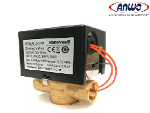 VÁLVULA FANCOIL HONEYWELL, RETORNO POR RESORTE 1 , TRES VÍAS, CONEXIÓN POR SURTIDOR