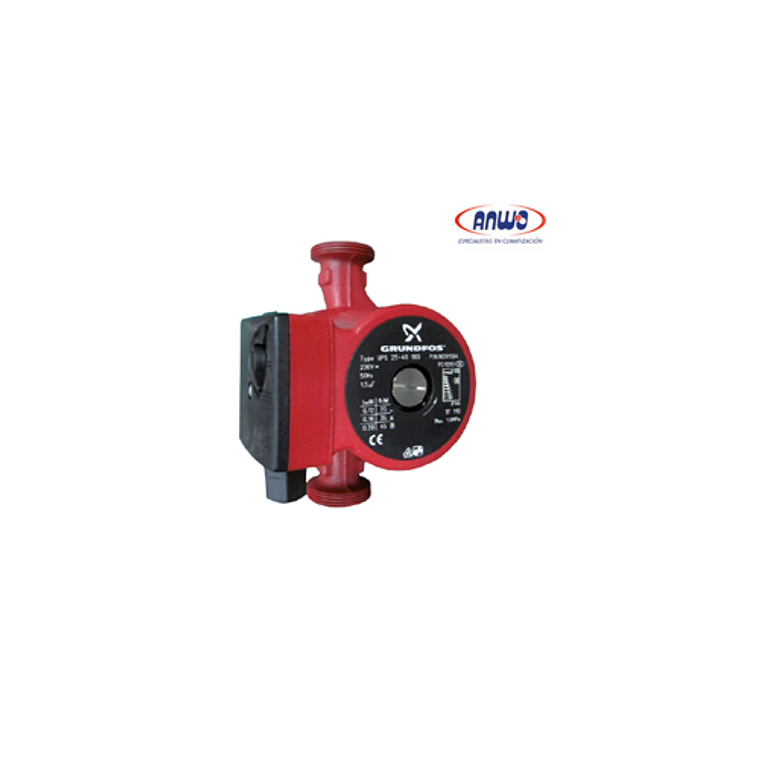 BOMBA GRUNDFOS CIRCULADORA ROTOR HUMEDO UPS 32-100 N 180 1X230V 50HZ 9H 1