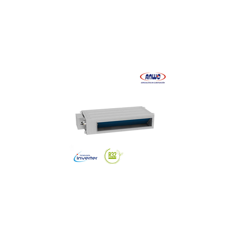 AIRE ACONDICIONADO SPLIT DUCTO BAJA SILUETA 18.000 BTUH INVERTER R32 1