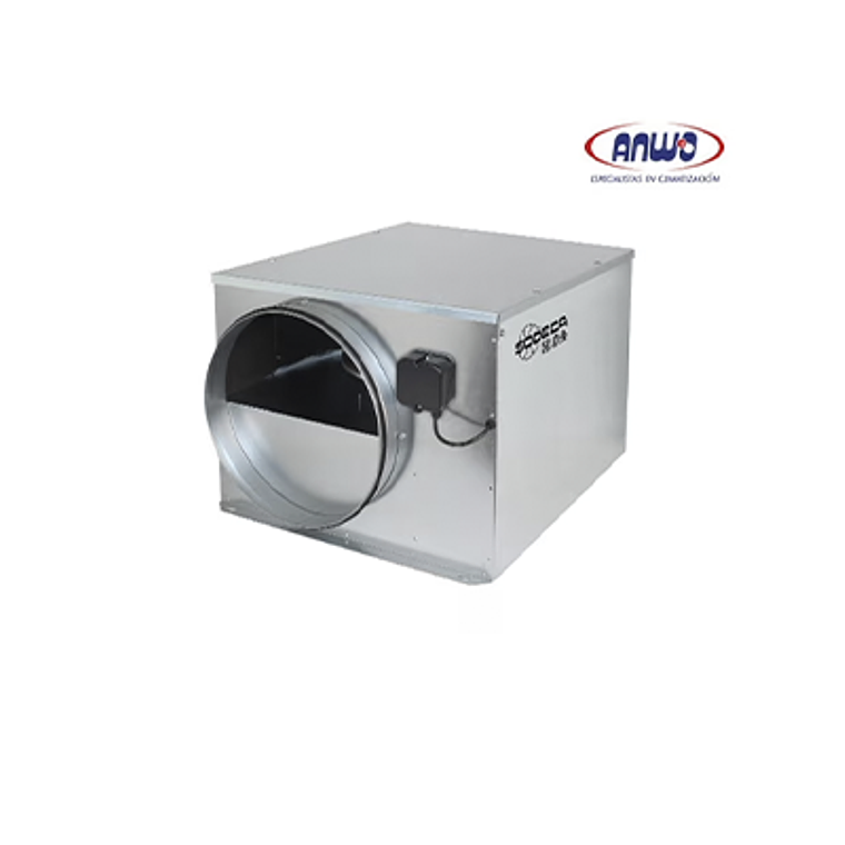 EXTRACTOR CENTRIFUGO EN LINEA BAJO NIVEL DE RUIDO CONEXIÓN 150MM 220V 2250 RPM QMAX 490M3H 1