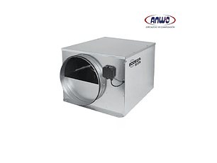 EXTRACTOR CENTRIFUGO EN LINEA BAJO NIVEL DE RUIDO CONEXIÓN 350MM 220V 1400 RPM QMAX 1777M3H