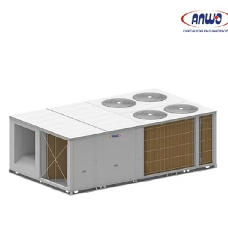 ROOF TOP INVERTER BOMBA DE CALOR DESCARGA FRONTAL/INFERIOR, 30 TR (360.000 BTU/H) NOMINALES 1