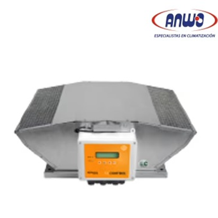 EXTRACTOR DE TECHO CENTRIFUGO CON CONTROL DE PRESION 5294M3H MOTOR EC 220V 0,50KW 1
