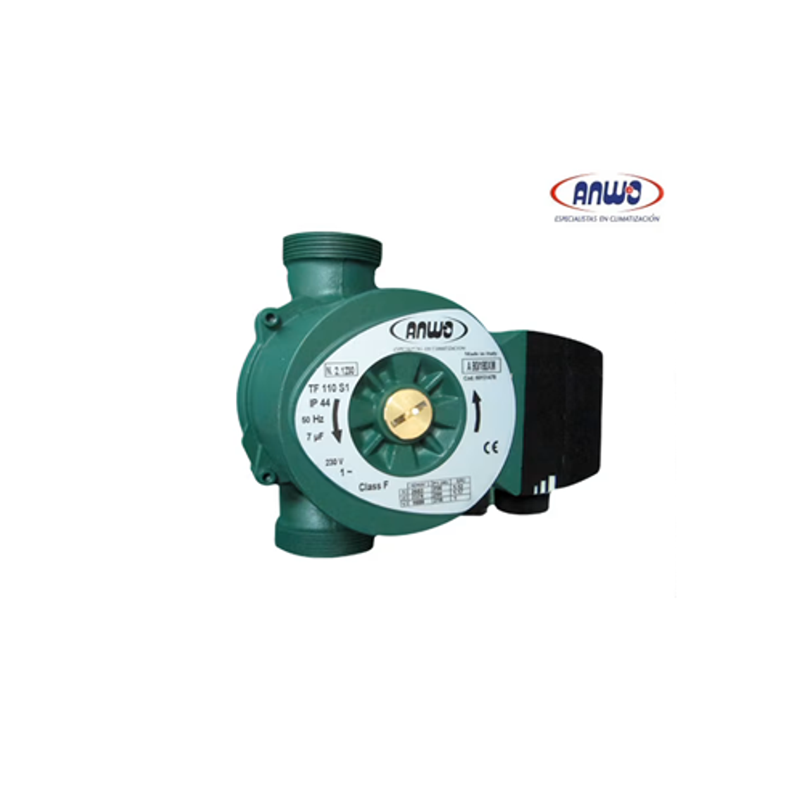 BOMBA ANWO CIRCULADORA ROTOR HUMEDO VA 55/180X UNION 1 220V KIT 1