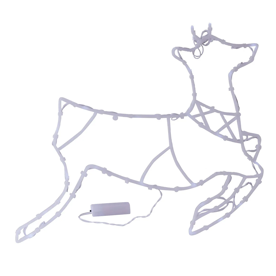 Luces de Navidad Siluetas 24 Luces Led Surtido Batería 48cm 2