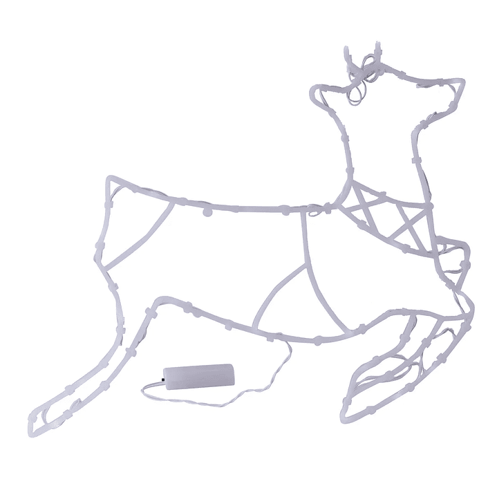 Luces de Navidad Siluetas 24 Luces Led Surtido Batería 48cm 2