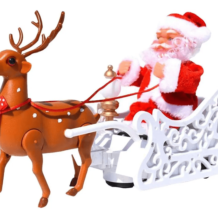 Trineo Santa Claus Muñeco De Juguete autonomo con sensor 1