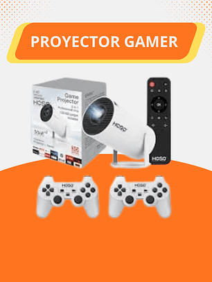 Proyector Portátil Con Consola Uhd Wifi Bluetooth + 2 Control