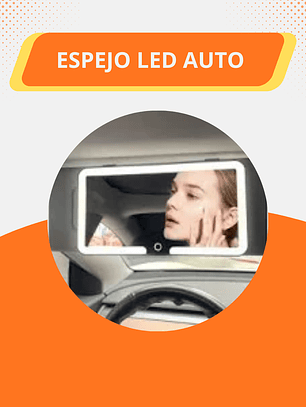 Espejo LED para vehiculo