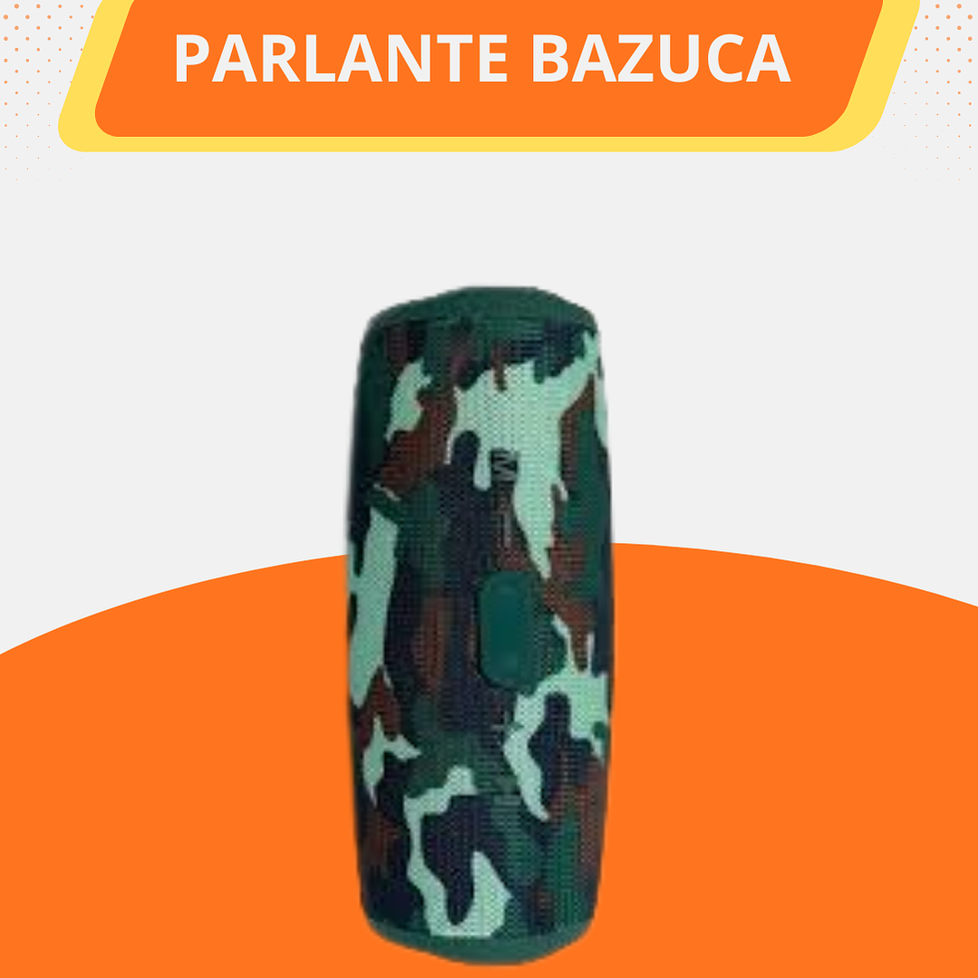 Parlante Inalámbrico Portátil Charge 5 BT 5.3 USB Aux Camuflaje 1