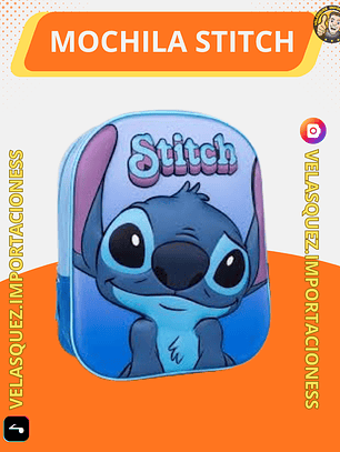 Mochila stitch Variedad disenos