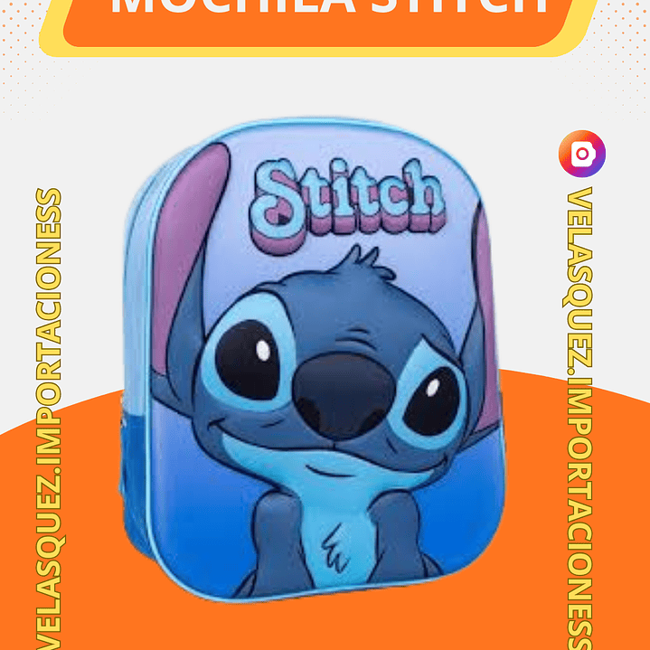 Mochila stitch Variedad disenos 1